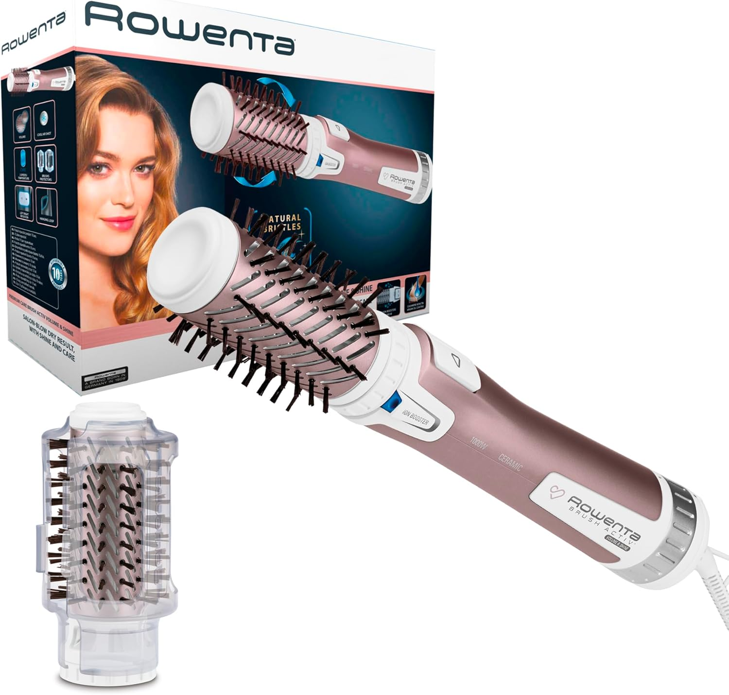 Rowenta Cepillo Brush Activ Premium Care - Cepillo De Aire, Movimiento Giratorio