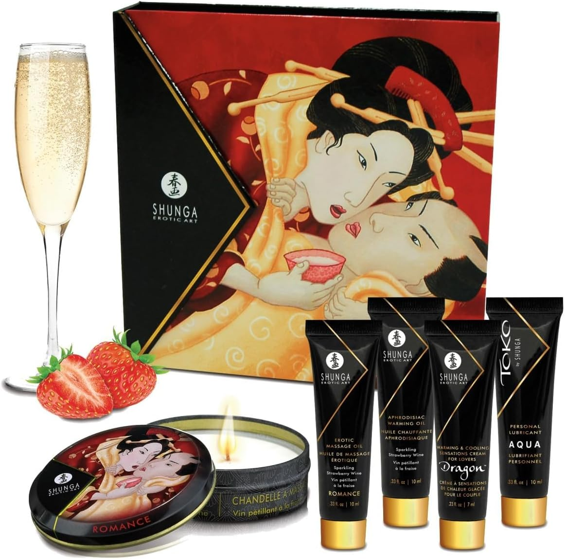 Geishas Secret Collection Strawberry Aceite De Masaje - 1 Pack