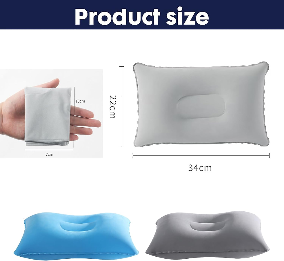 Miniatura: Almohadas Hinchables,2 Pcs Cojines Inflables Almohadas De Camping Hinchables Alm