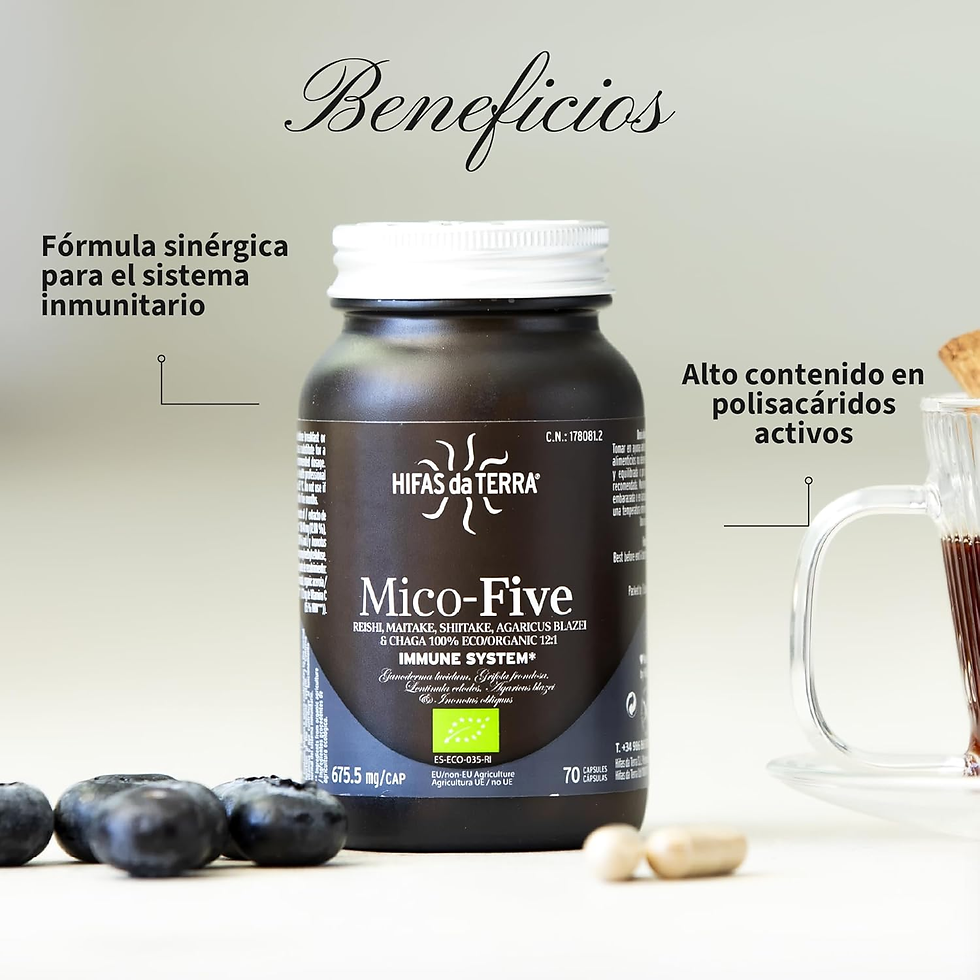 Miniatura: HIFAS DA TERRA - Mico-Five - Extracto Puro De Reishi, Maitake, Shiitake, Champiñ