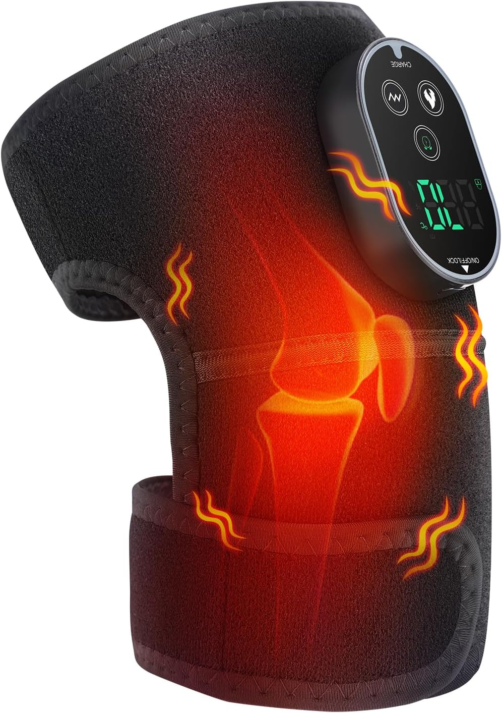 Envoltura De Rodillera Calefactada Sin Cables, Almohadilla Térmica Para Rodilla 