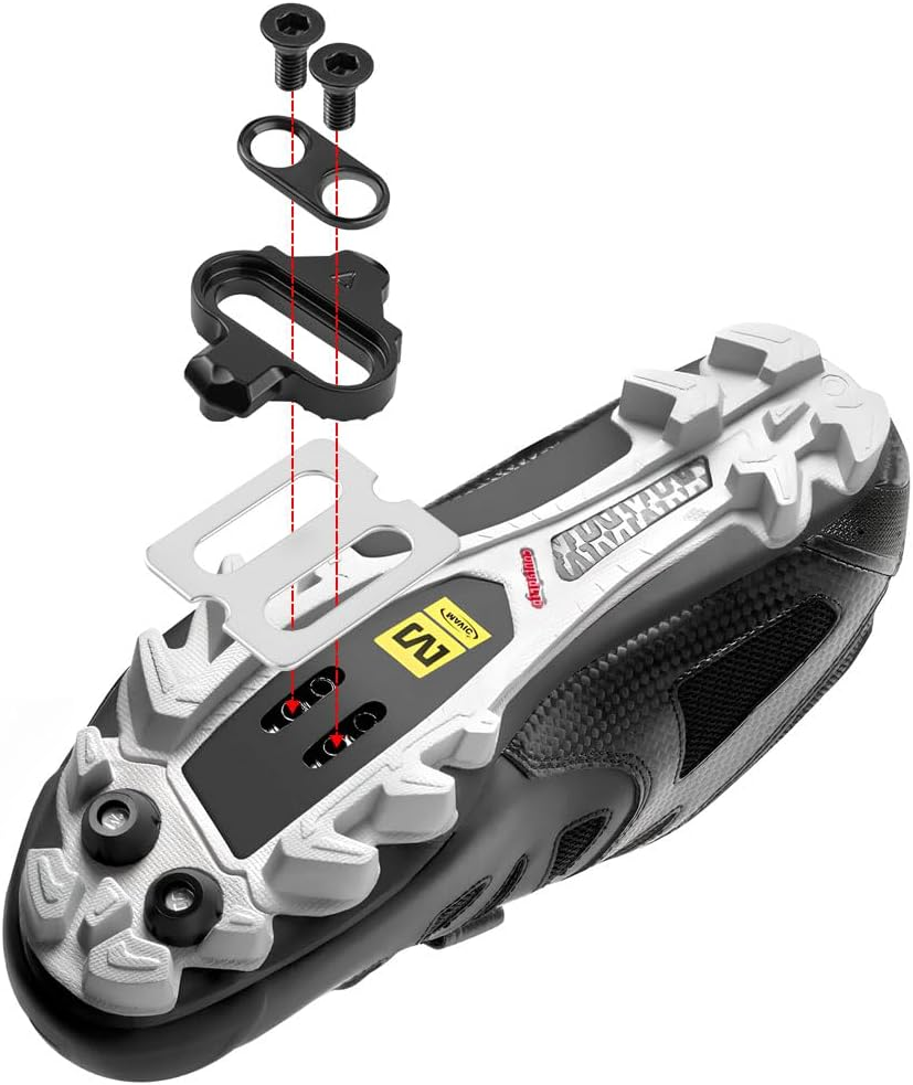 Miniatura: Flintronic 2 Piezas Calas Tacos Para Shimano SPD Juego De Clavijas, Zapatillas D