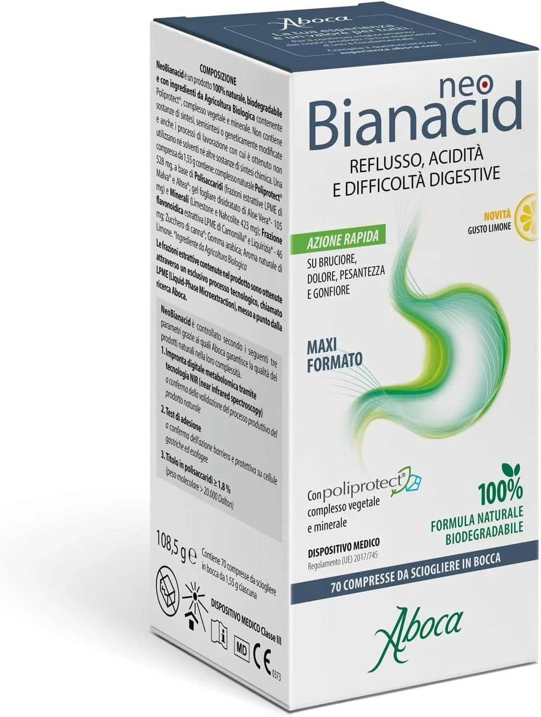 Neobianacid 70 Comprimidos Sabor Limón