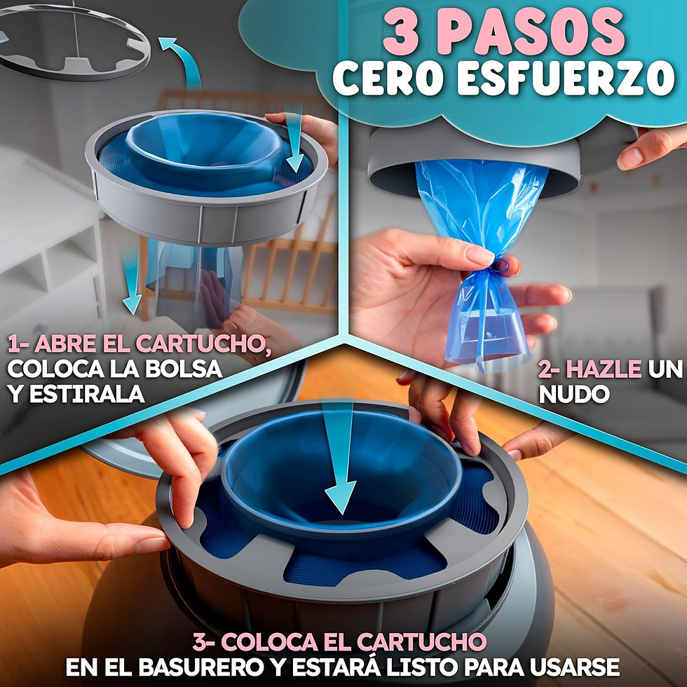 Miniatura: Pack 12 Recambios Papelera Pañales XL – 6 Metros Por Unidad (72M Totales) – Arom