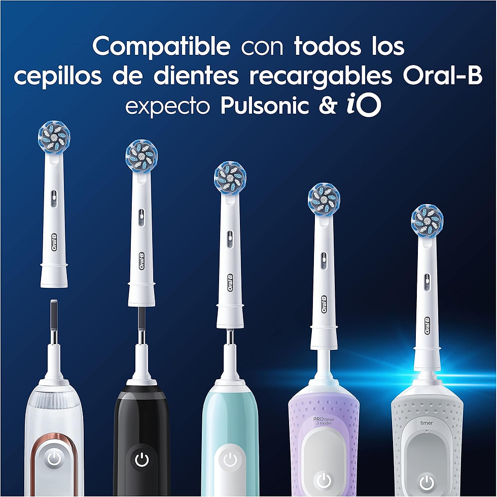 Miniatura: Oral-B Pro Sensitive Clean Recambios ORIGINALES Para Cepillo De Dientes Eléctric