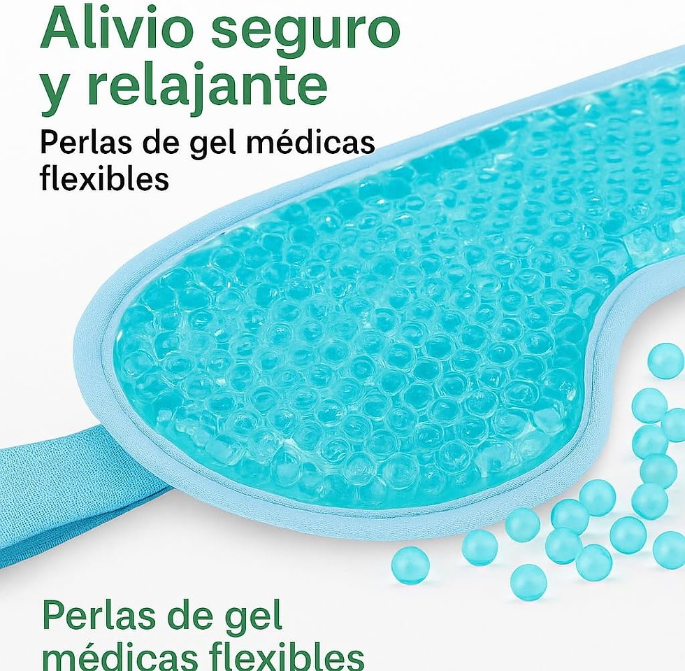 Miniatura: Antifaz De Gel Frío Y Calor Para Ojos – Máscara Refrescante Con Doble Cara (PVC 