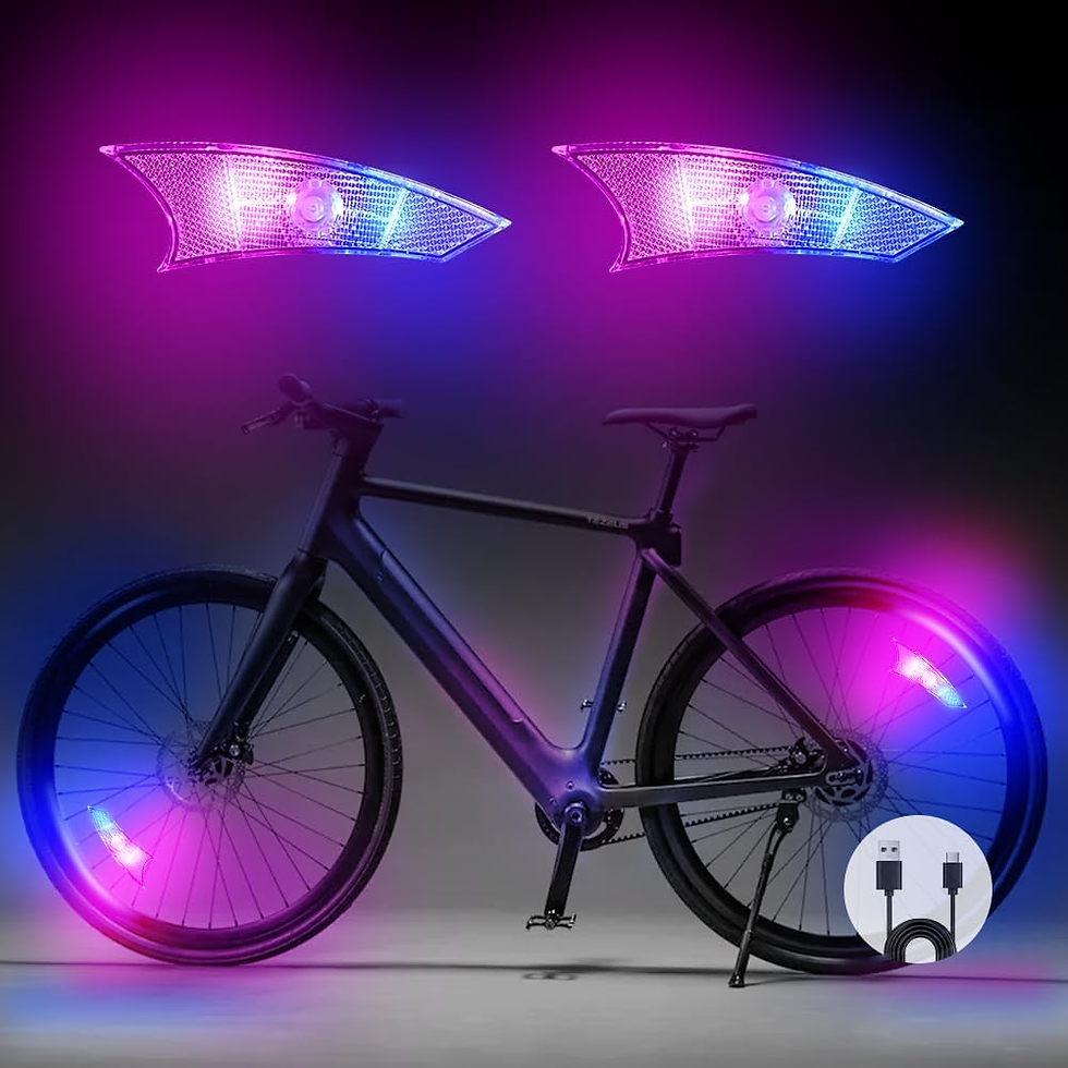 Miniatura: Flintronic 4PCS/2PCS Luz Para Radios De Bicicleta, Luz LED Intermitente Para Rue