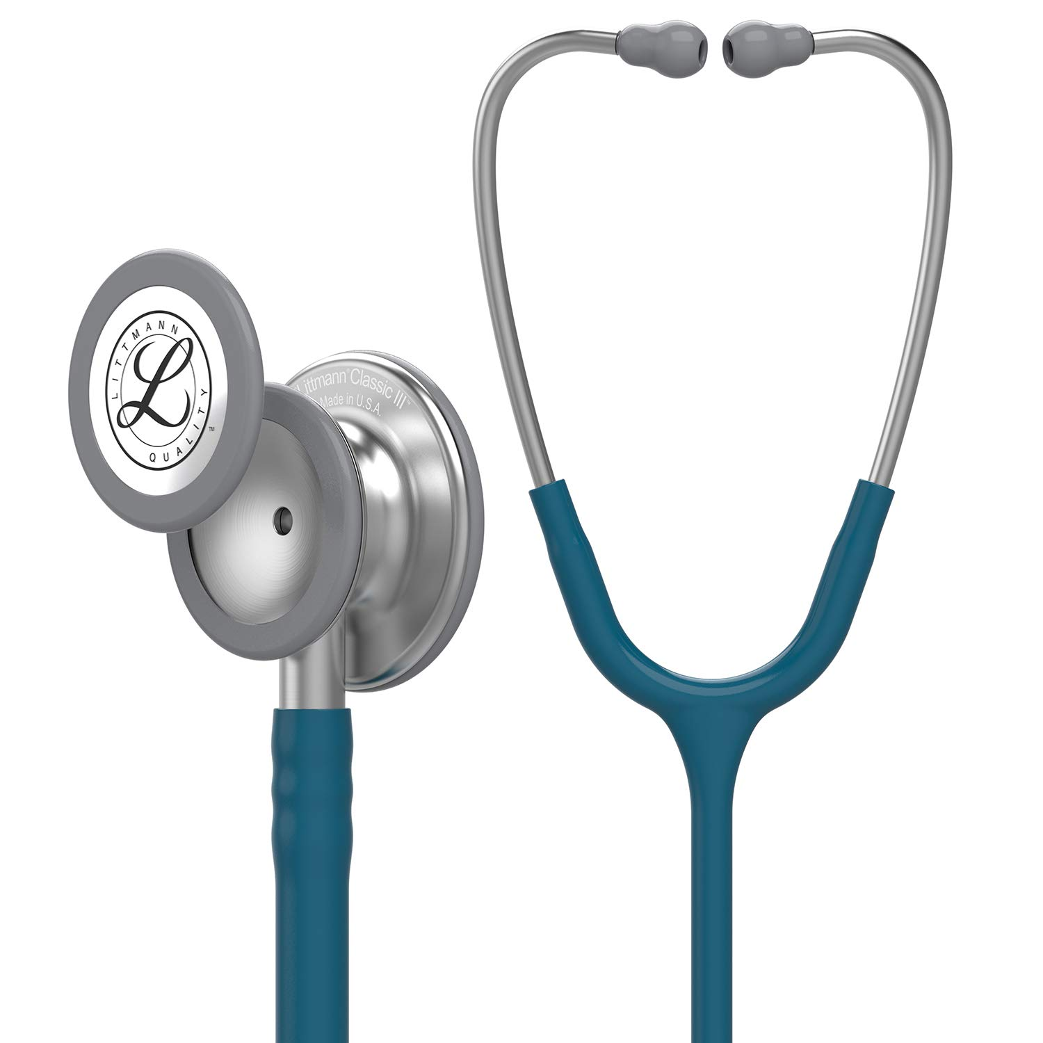 3M Littmann Fonendoscopio Para Monitorización Classic III, Tubo Azul Caribe, 68,