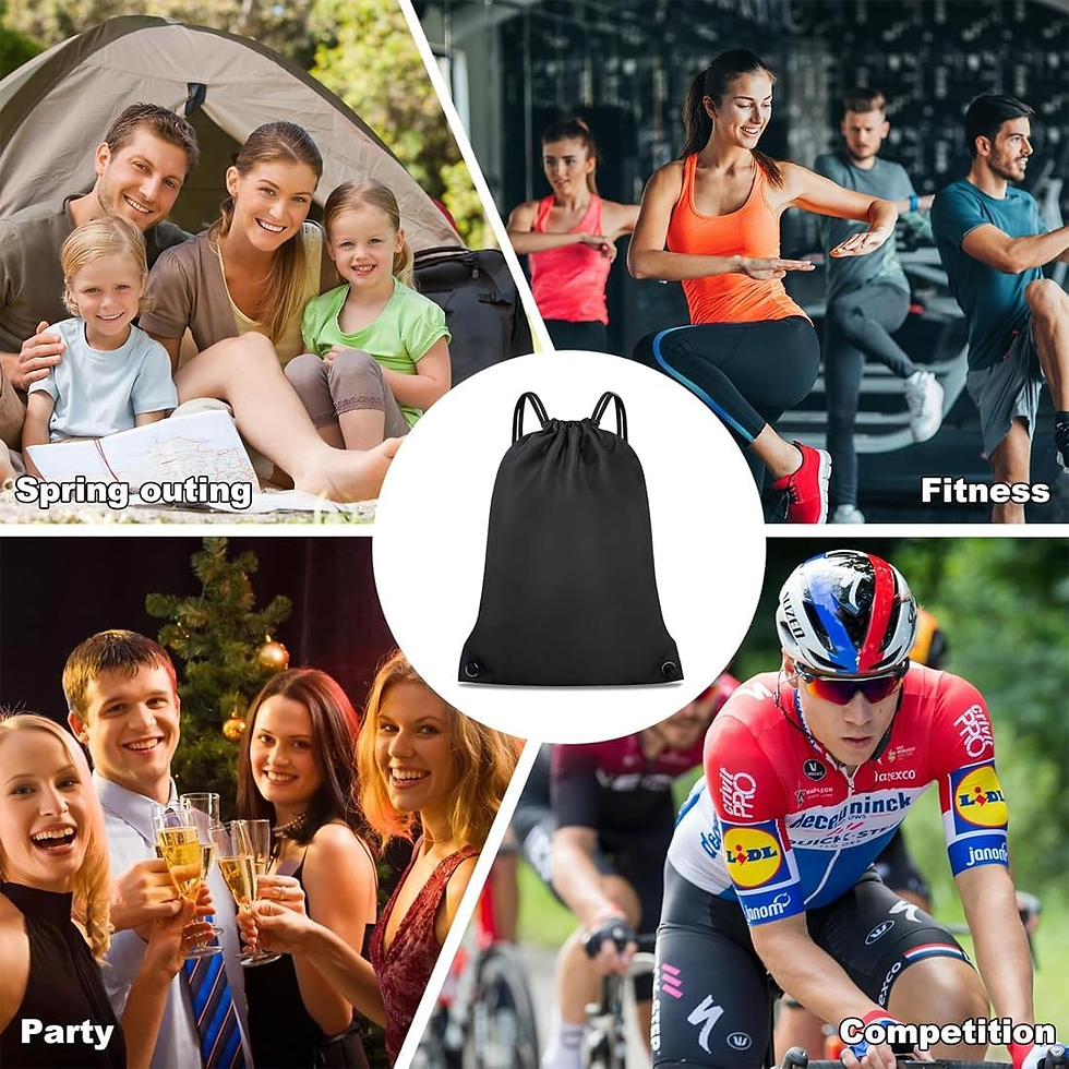 Miniatura: Bolsa Con Cordón Impermeable, Mochila Deportiva, Bolsa Mochila De Cuerdas, Saco 