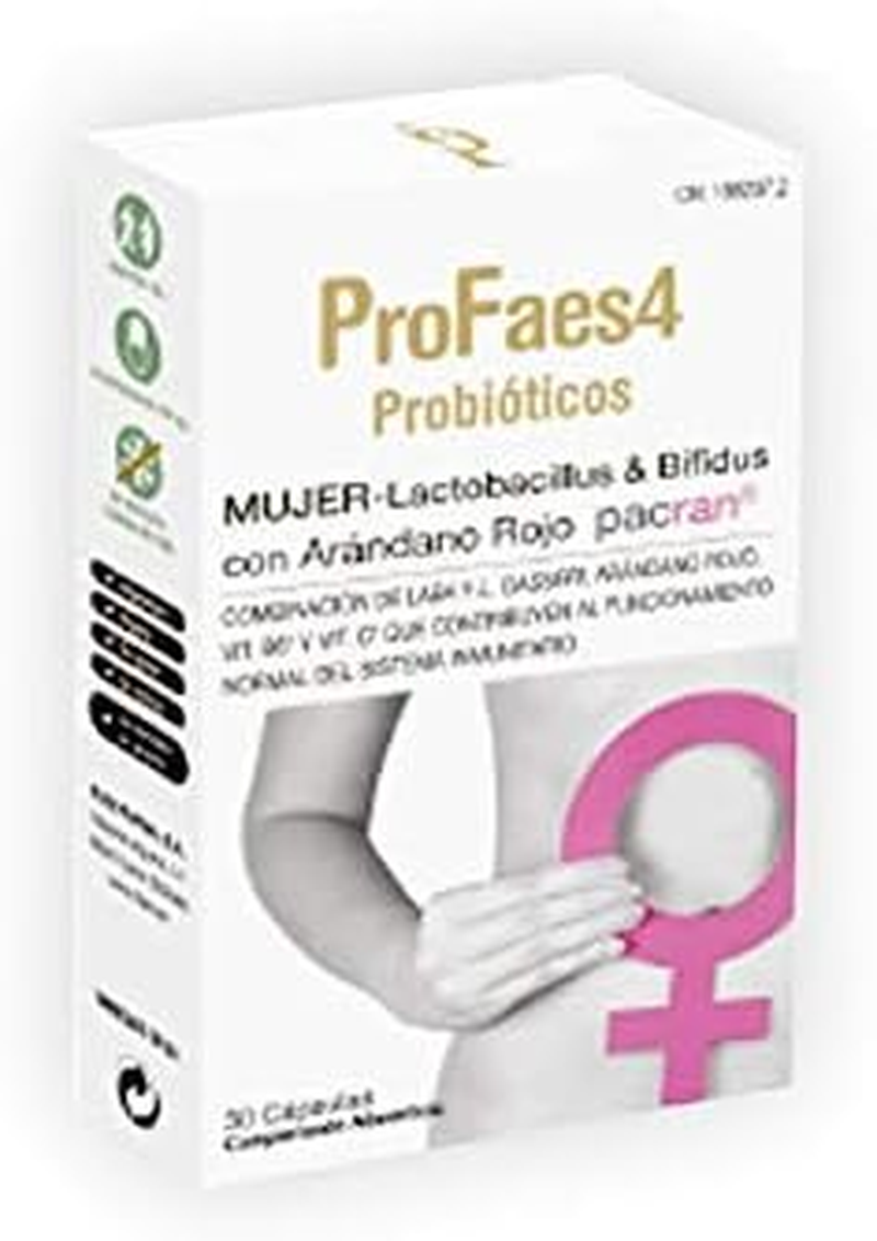 Profaes4 Probioticos Mujer, 30Capsulas
