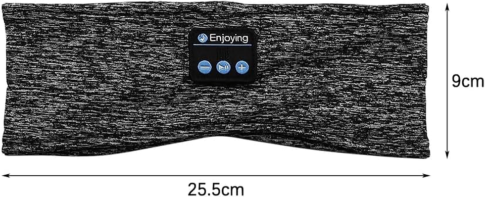 Miniatura: Diadema Deportiva Inalámbrica Gris Con Bluetooth Y Música a Prueba De Sudor Con 