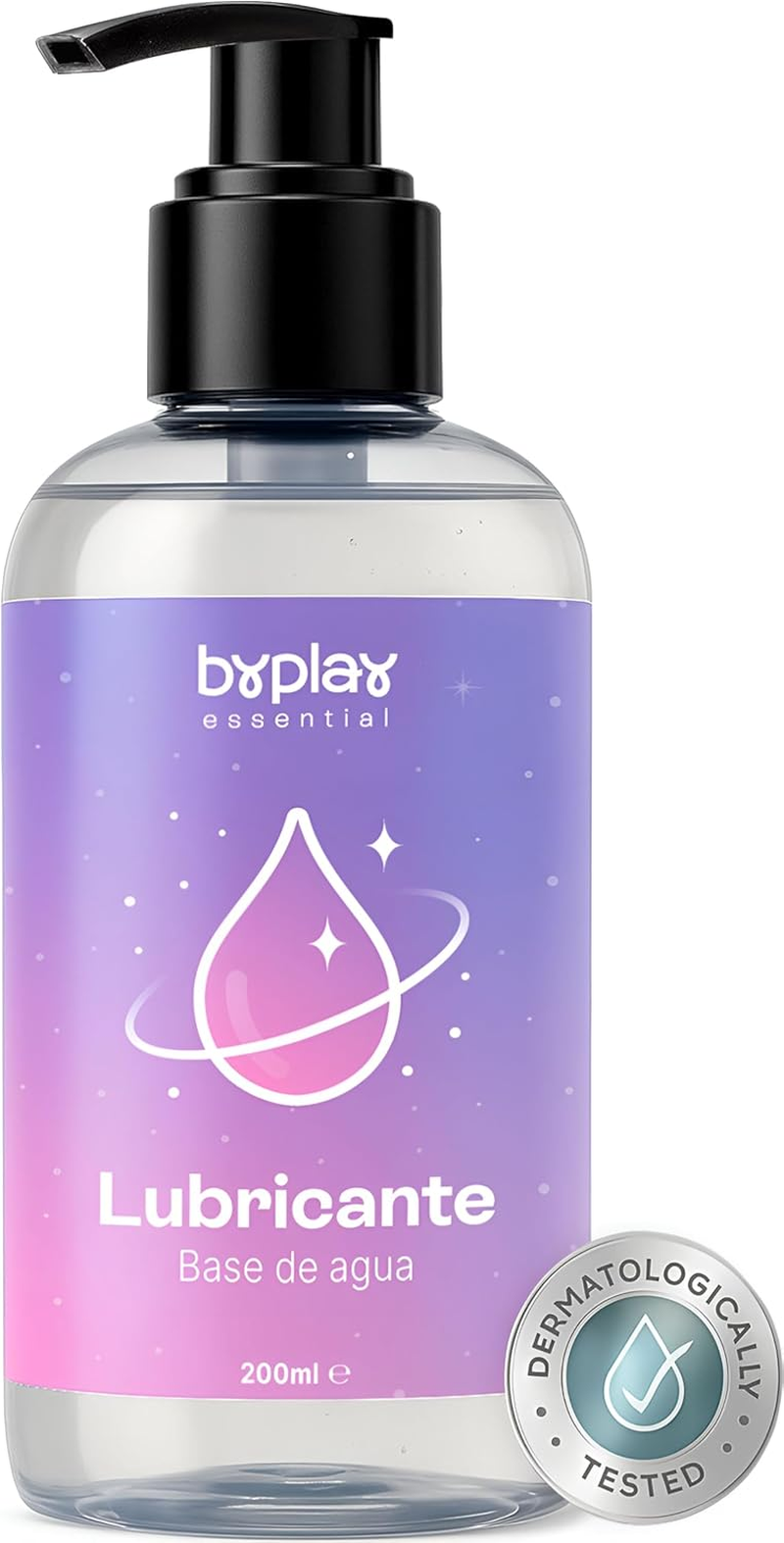 BYPLAY Lubricante Base Agua Intimo Hipoalergénico - Gel Hidratante Femenino Sin