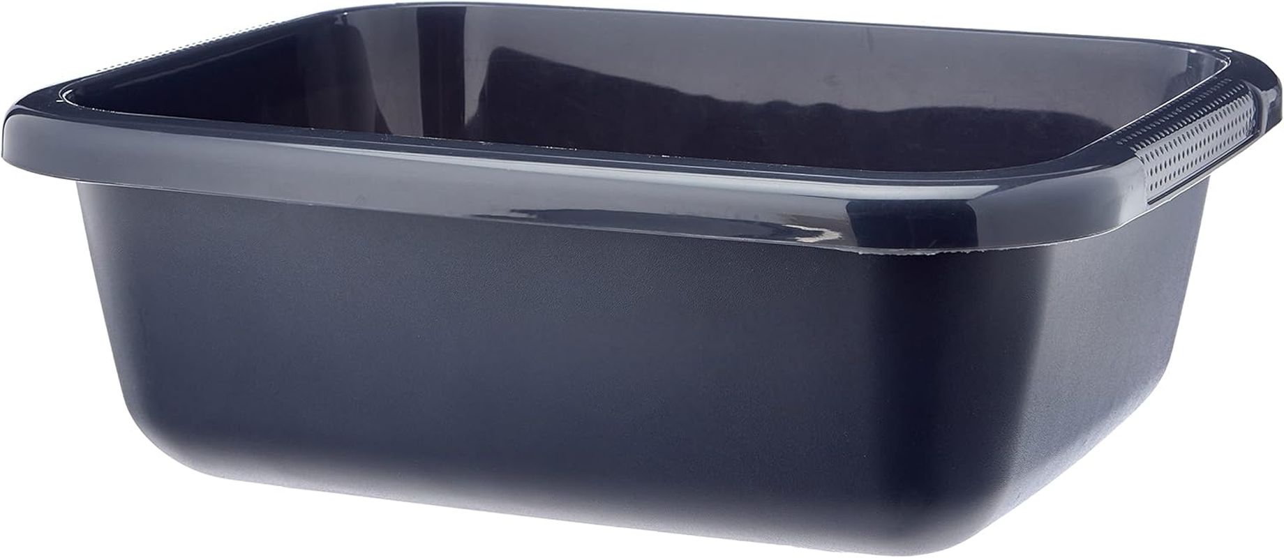 Curver 228033 - Cubo Rectangular, 9 L, Plástico (38,5 X 31 X 12,7 Cm), Color Gri