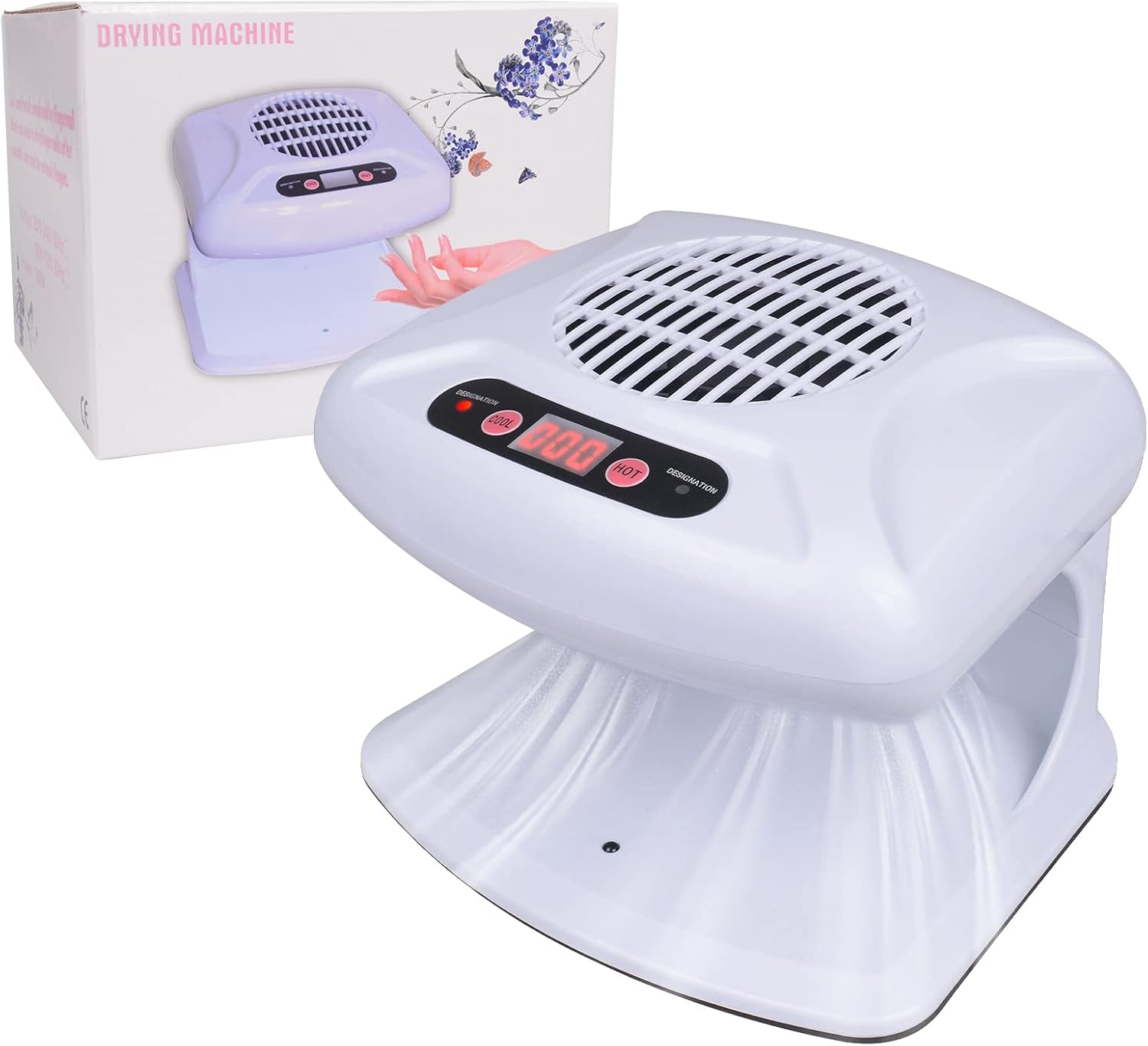 Secador De Uñas De Aire Con Sensor Automático, Ventilador De Aire De 300 W Para