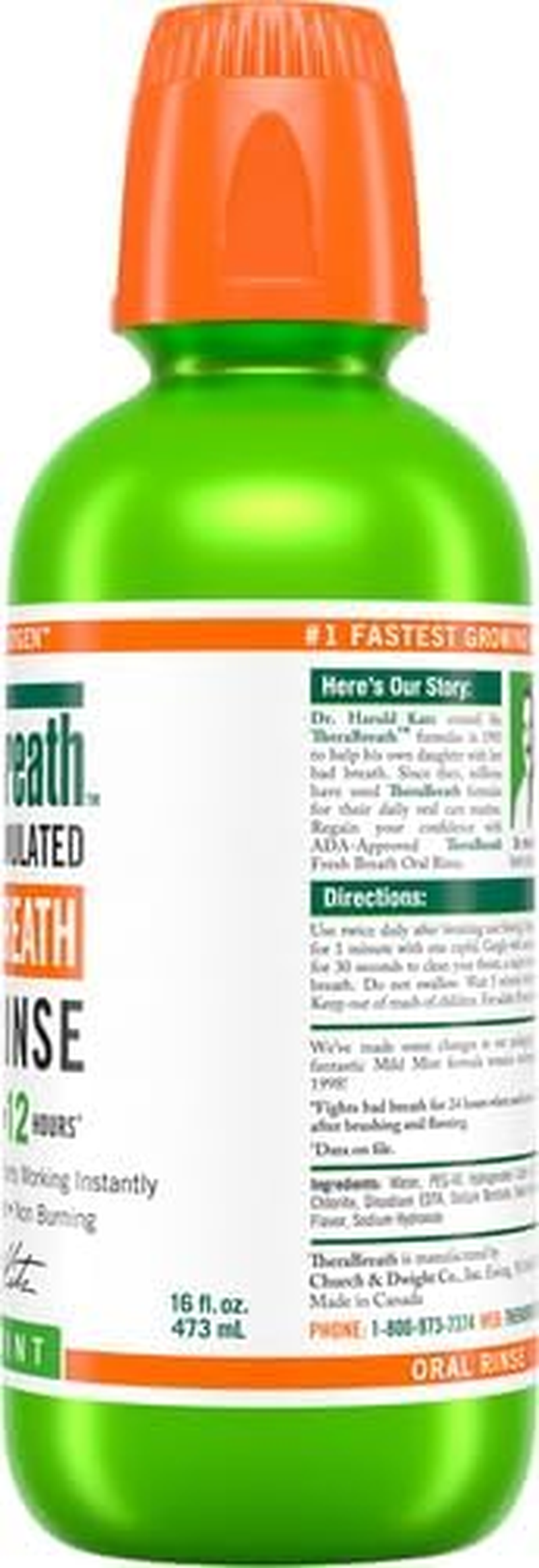 Miniatura: Dr Katz Oxygenating Fresh Breath Oral Rinse Thera Breath, 1 Ct