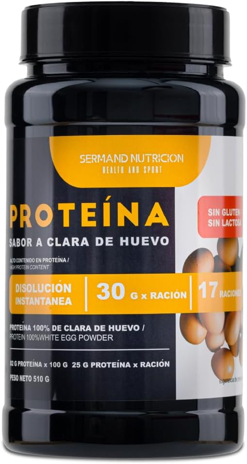 Proteína Instantánea De Clara De Huevo En Polvo Sabor Neutro (510 G) | Proteina 
