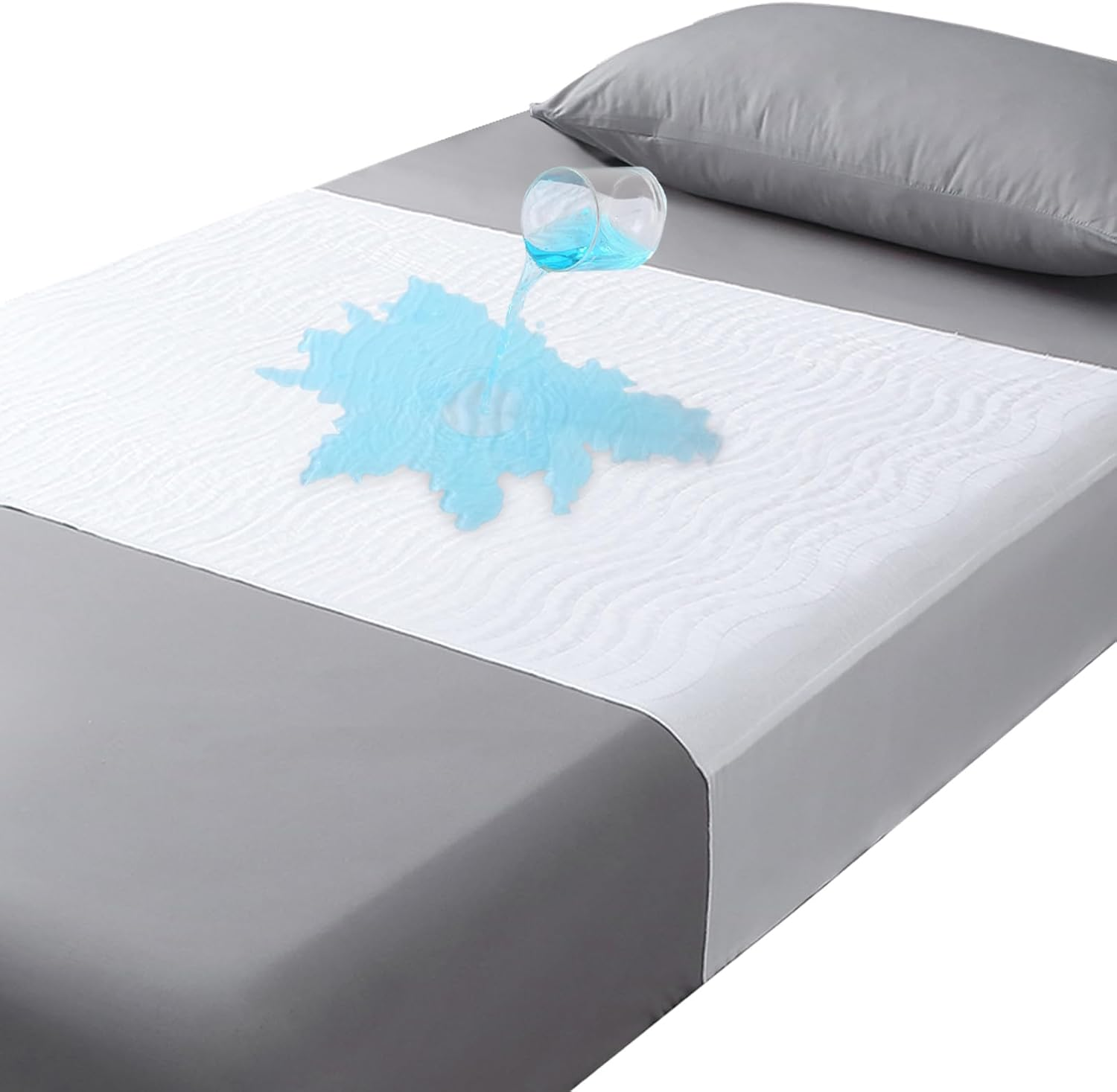 Empapadores Cama Adultos Lavables Con Alas 50Cm - 90X85Cm (Pack 2) - Impermeable