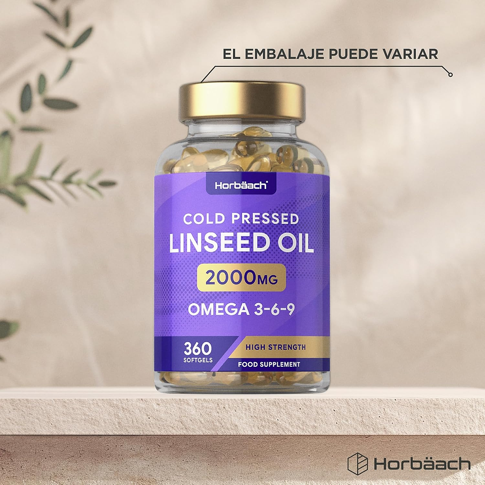 Miniatura: Aceite De Linaza 2000Mg | 360 Cápsulas De Omega 3 6 9 Prensado En Frío | Aceite 