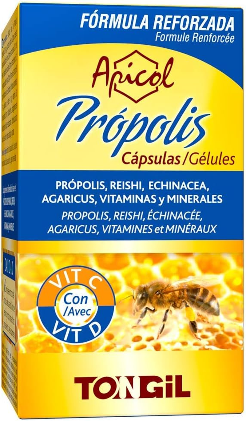 Defensas Inmunitarias Adultos | Equinácea Propóleo Y Vitamina C + Reishi + Agari