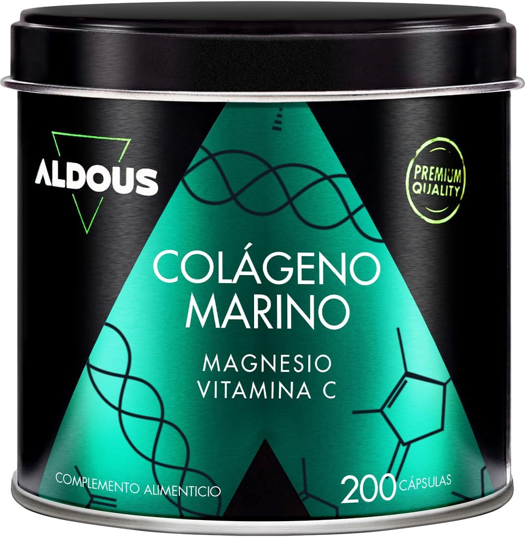 Colágeno Hidrolizado Puro Con Magnesio Y Vitamina C - 200 Cápsulas - Colágeno Ma