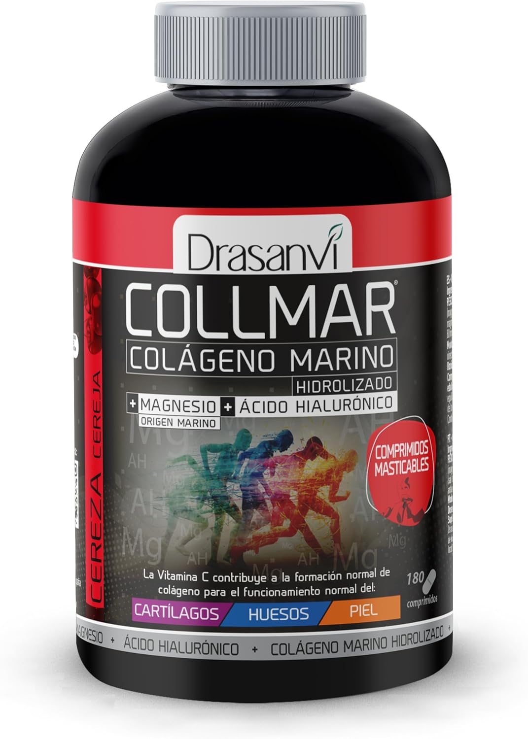 DRASANVI COLLMAR COMPRIMIDOS MASTICABLES - COLÁGENO Marino Hidrolizado + Magnesi