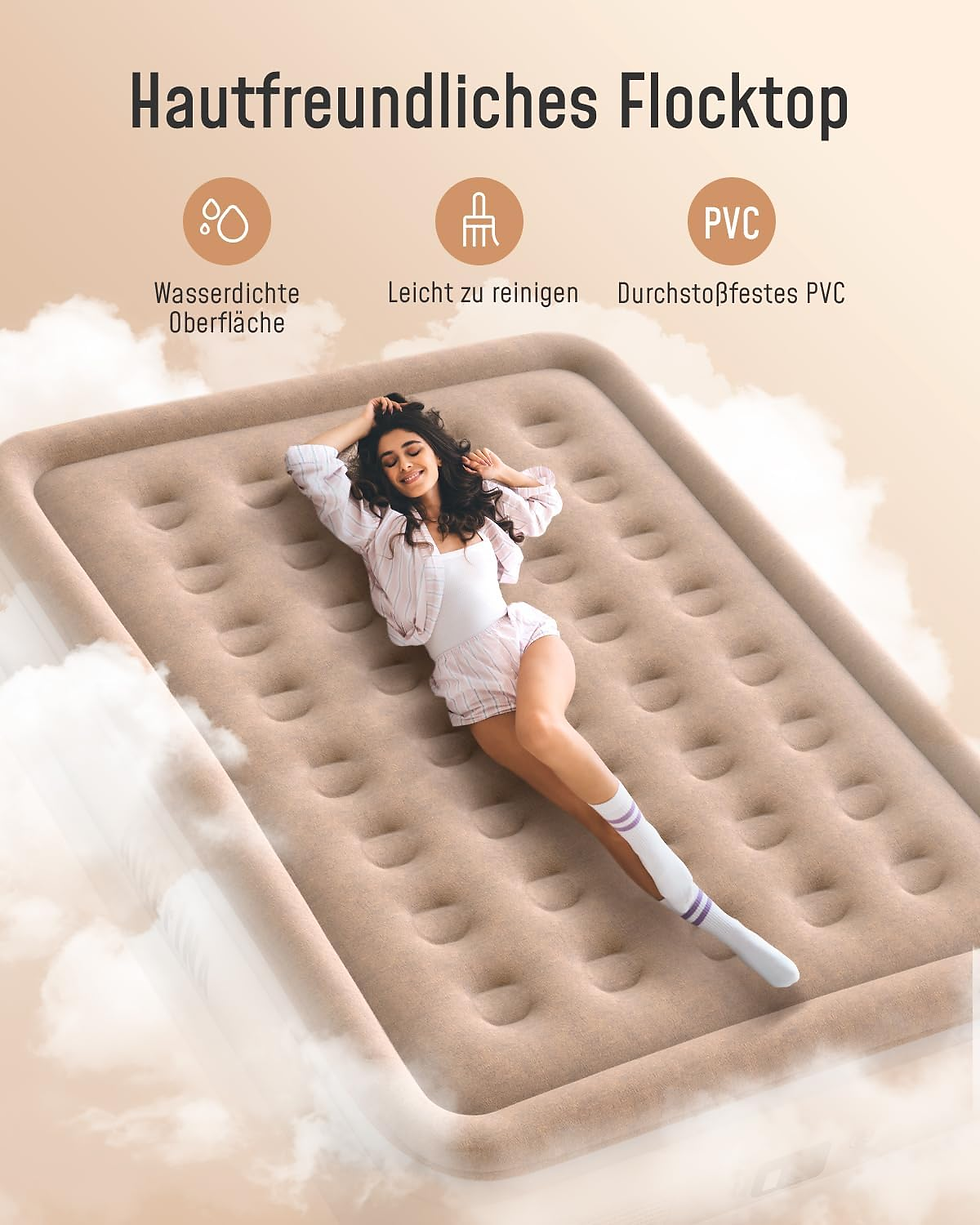Miniatura: Airefina Colchón Hinchable Con Bomba Integrada, Premium Colchon Hinchable, Hinch