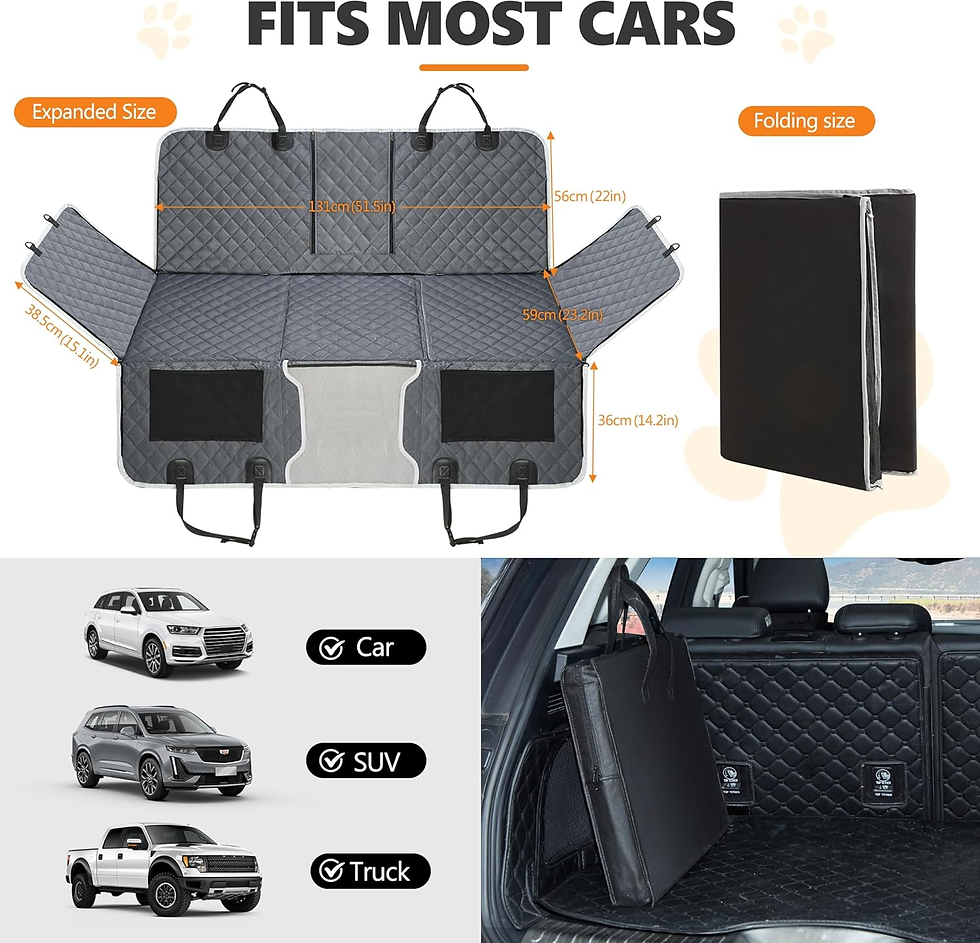 Miniatura: Extensión Del Asiento Trasero, Funda Del Asiento Del Automóvil Para Perros, Hama