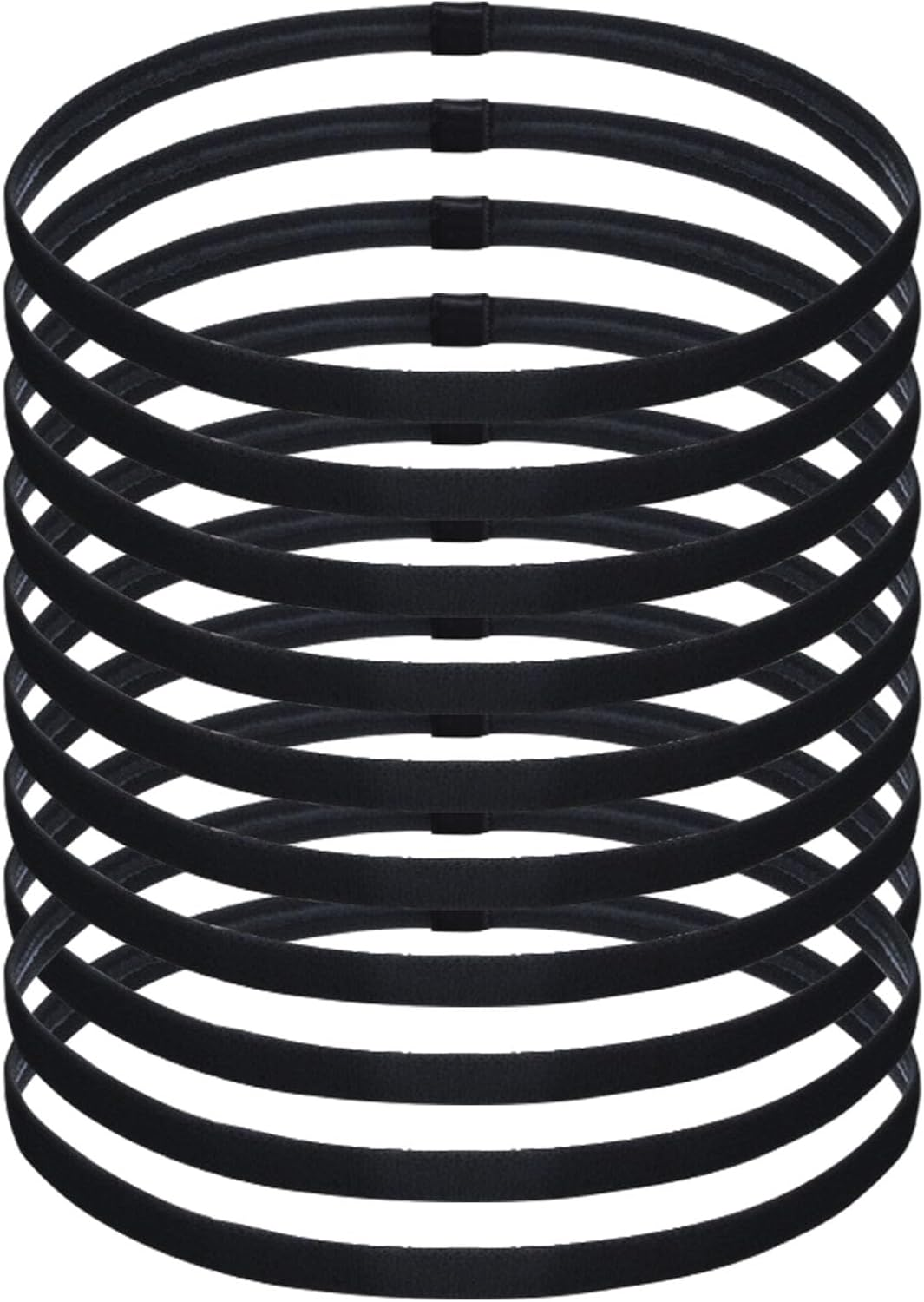 10 Piezas Cinta Pelo Deporte, Diadema Deportiva Elásticas Antideslizante, Diadem