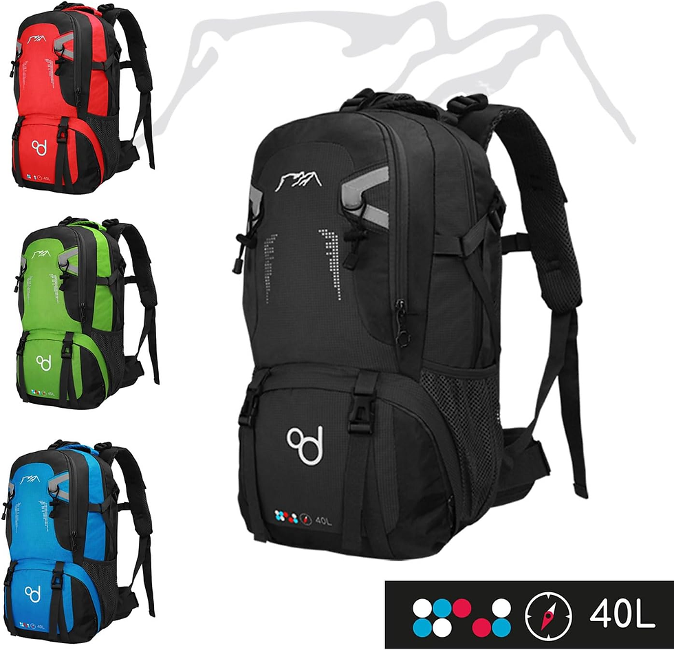 Miniatura: Ociodual Mochila Senderismo 40 Litros, Mochila Trekking, Montaña Y Camino De San