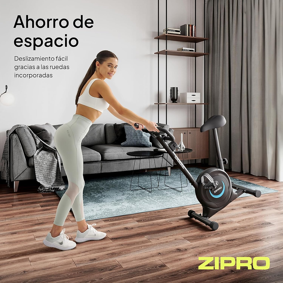 Miniatura: ZIPRO Hometrainer Fiets Met 8-Niveaus Magnetische Weerstand, Smartphonehouder, L