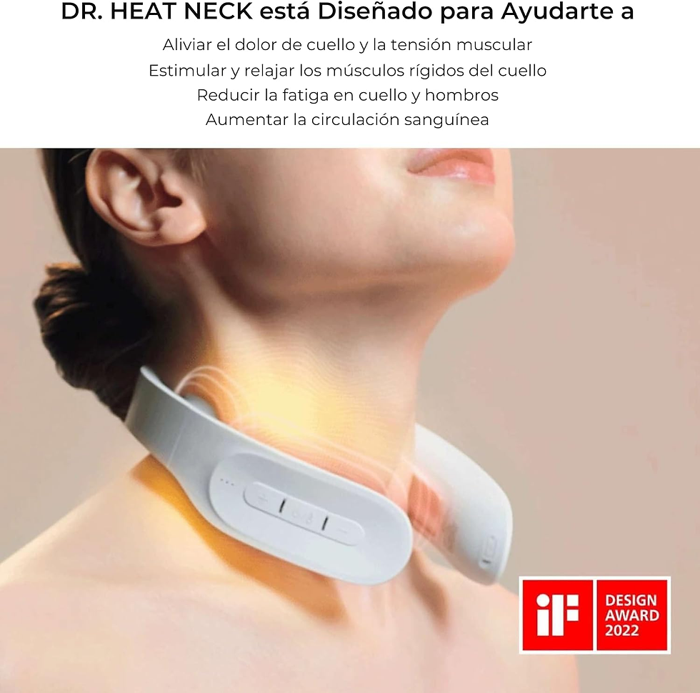 Miniatura: MYTREX Dr.Heat Neck Masajeador Cervical Y Espalda Con EMS Y Calor | Dispositivo 