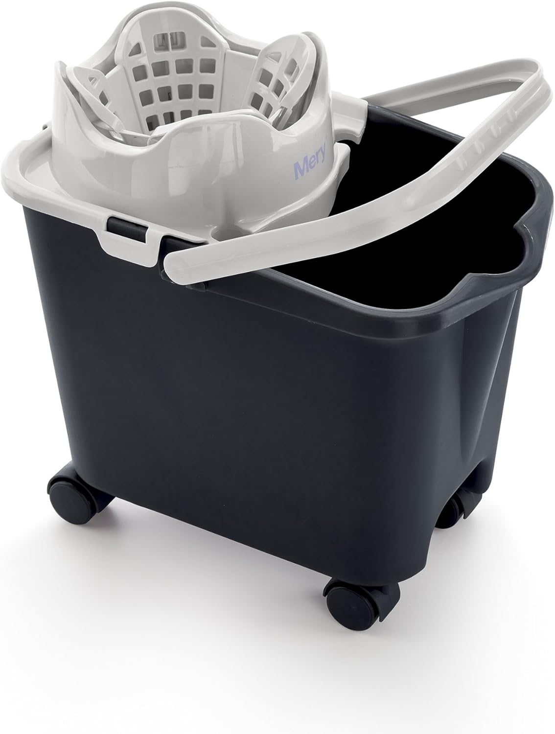 Mery | Cubo Con Escurridor Automático | Cubo Fregona Con Ruedas | Capacidad: 14L