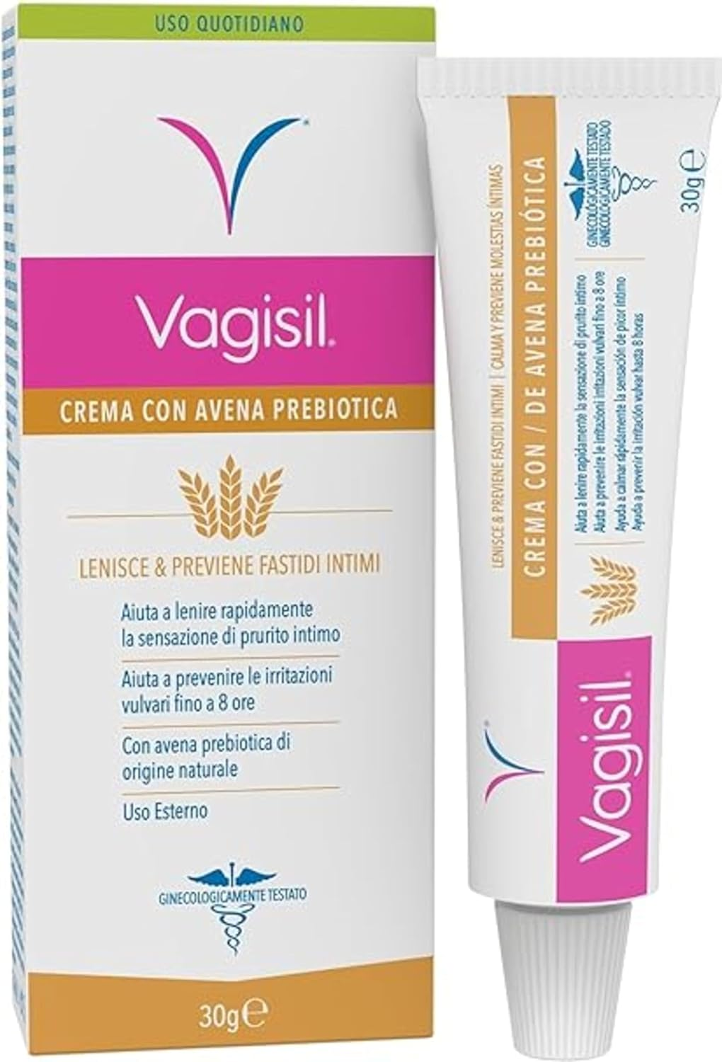 Vagisil Crema Calmante De Avena Para Zona Íntima Mujer, Ayuda a Aliviar Y Preven
