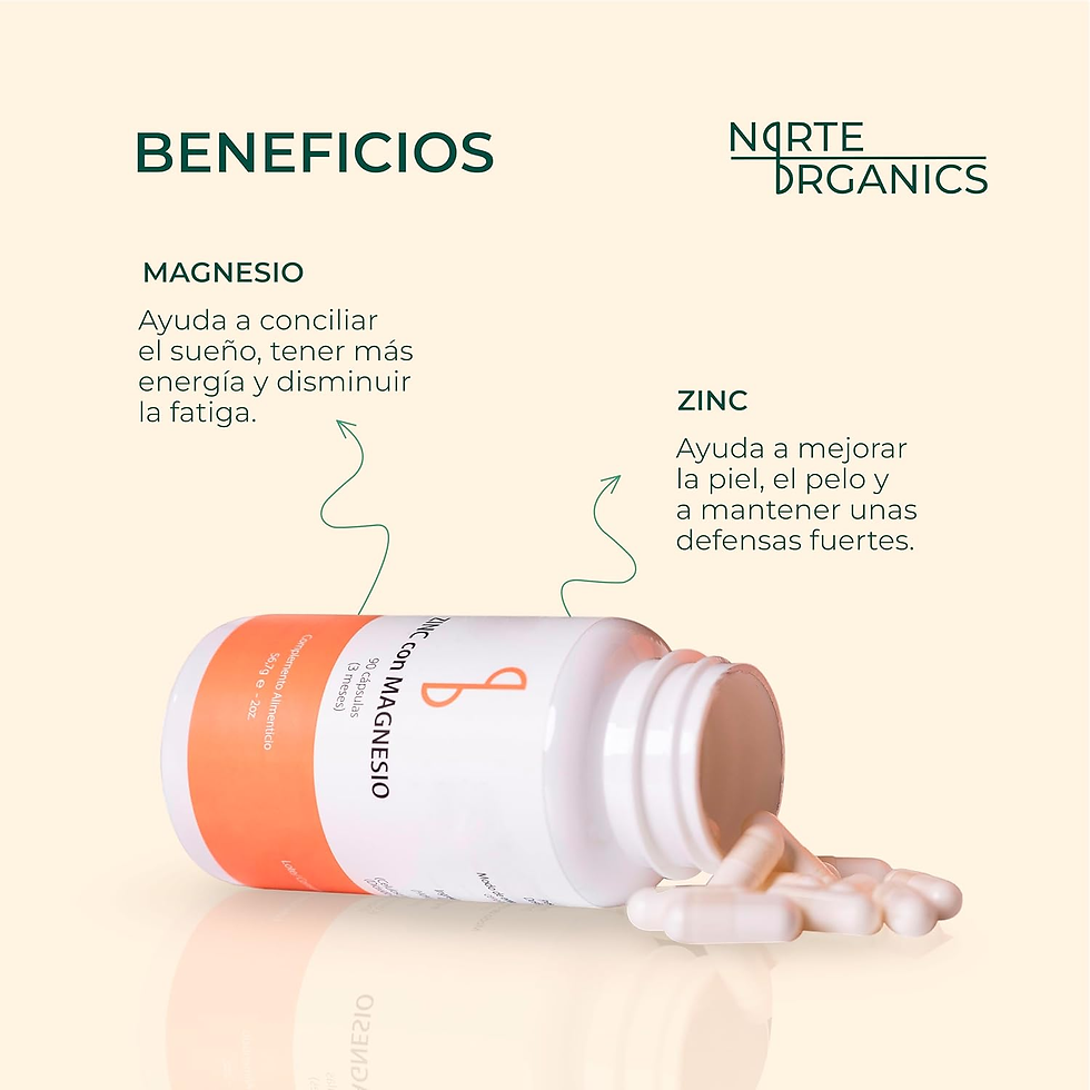 Miniatura: Bisglicinato De Magnesio 400Mg + Zinc 25Mg | Magnesio Bisglicinato plus De Alta 