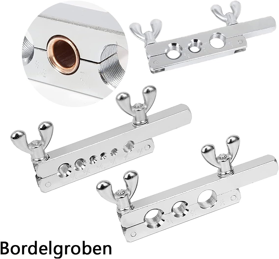 Miniatura: 10PCS Herramienta Abocardar Tubos Freno, Set Cortador Tubos Herramienta Abocarda