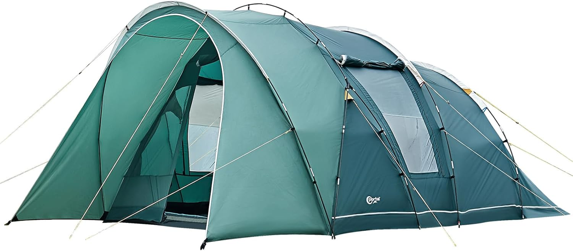 Tienda De Campaña Para 5 – 6 Personas, Impermeable, 3000 Mm, 2 Cabinas Para Dorm