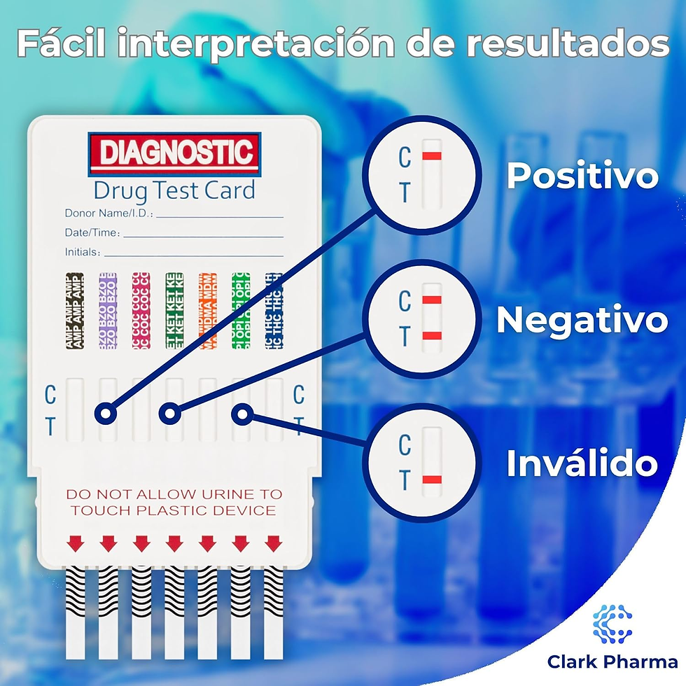 Miniatura: 5 X Kits De Pruebas De Detección De Drogas Ultra Sensibles | Pruebas Para 7 Drog