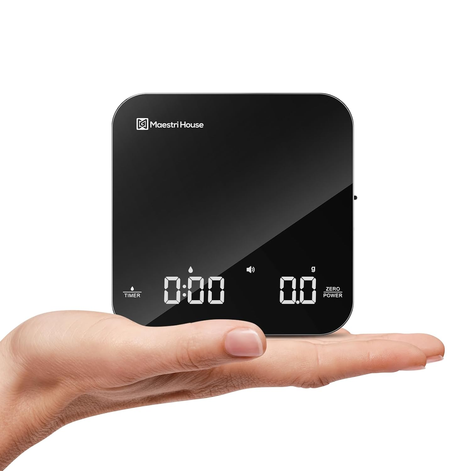 Báscula De Café Mini Recargable Con Temporizador, Maestri House, Precisión 0.1G/