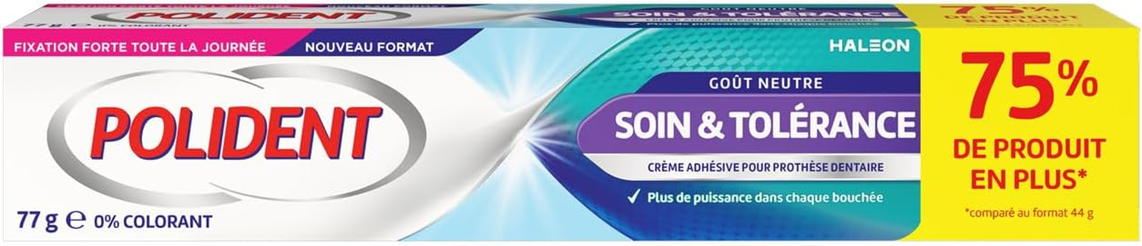 Crème Fixative Pour Prothèses Dentaires Partielles/Complètes Soin & Tolérance 77