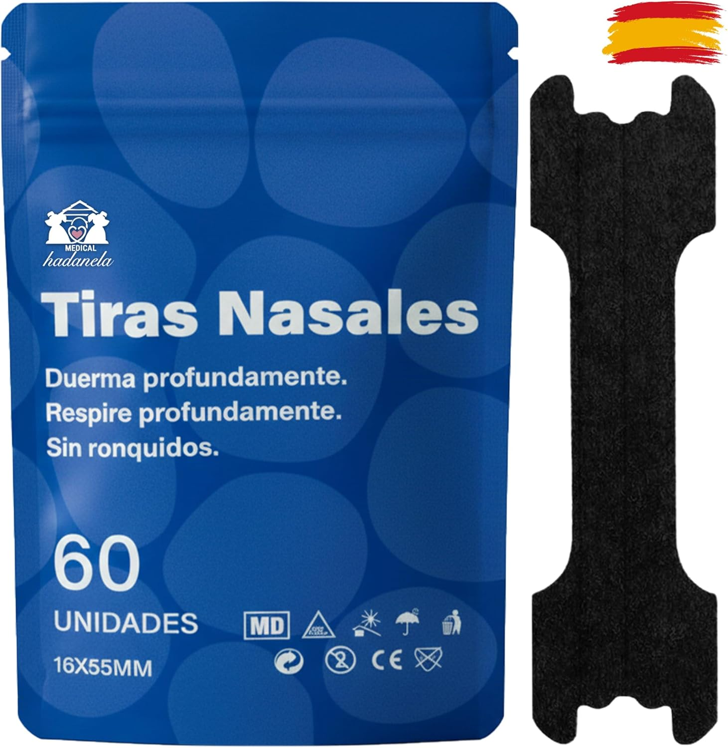 60 Tiras Nasales Deportivas Antirronquidos, Mejora La Oxigenacion Y La Respiraci