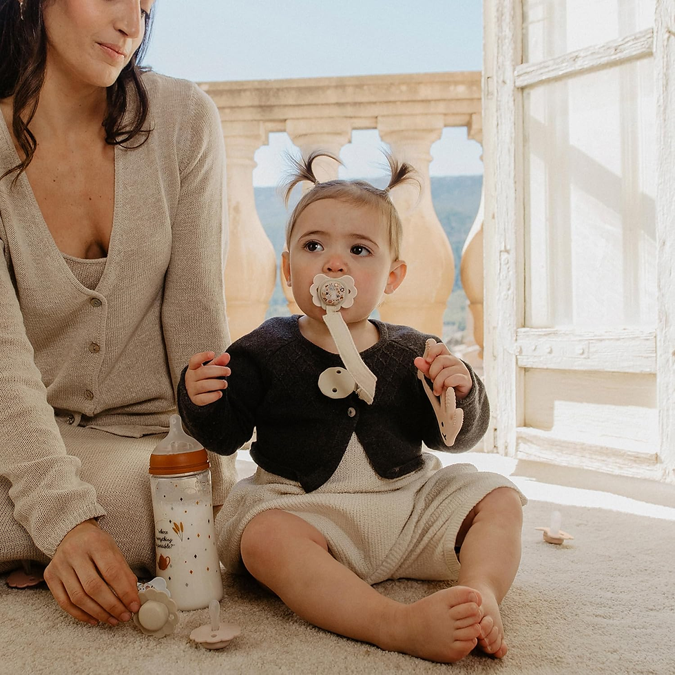 Miniatura: Suavinex, Chupetero De Tela Para Bebé, Suave Y Flexible, Cinta Con Diseño a Dobl