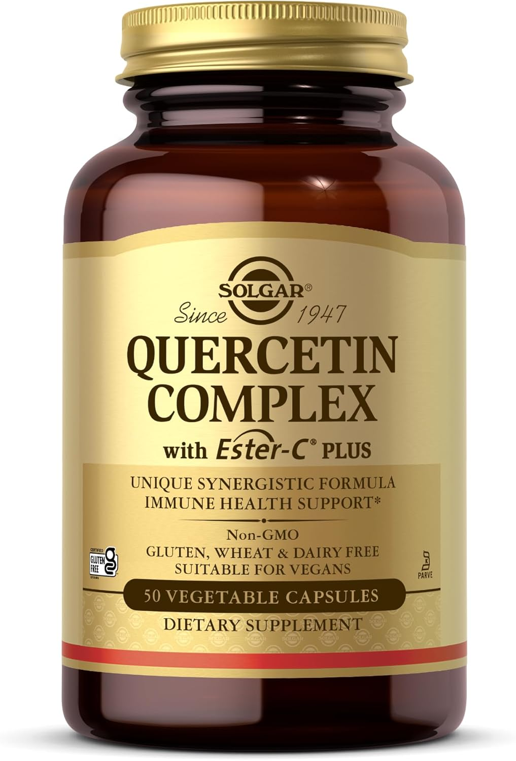 Solgar Quercitina Complex Con Ester-C plus Cápsulas Vegetales - Envase De 50