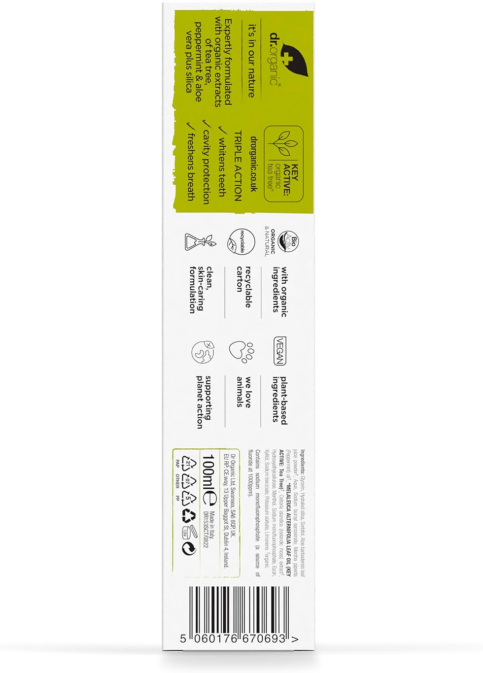 Miniatura: Dr. Organic Dent. Arbol Te 100Ml Dr. Organic 1 Unidad 300 G