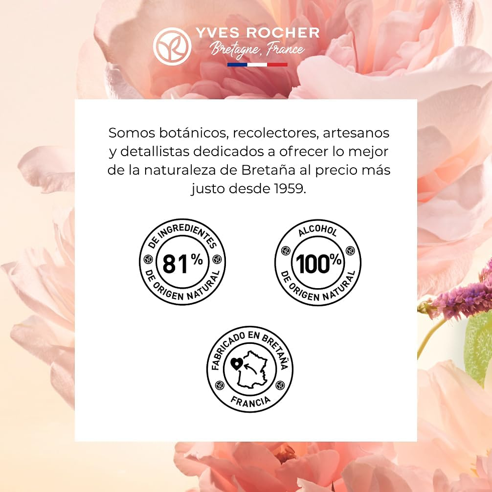 Miniatura: Yves Rocher Perfume COMME UNE EVIDENCE - Eau De Parfum Para Mujeres - Rosa Y Ber