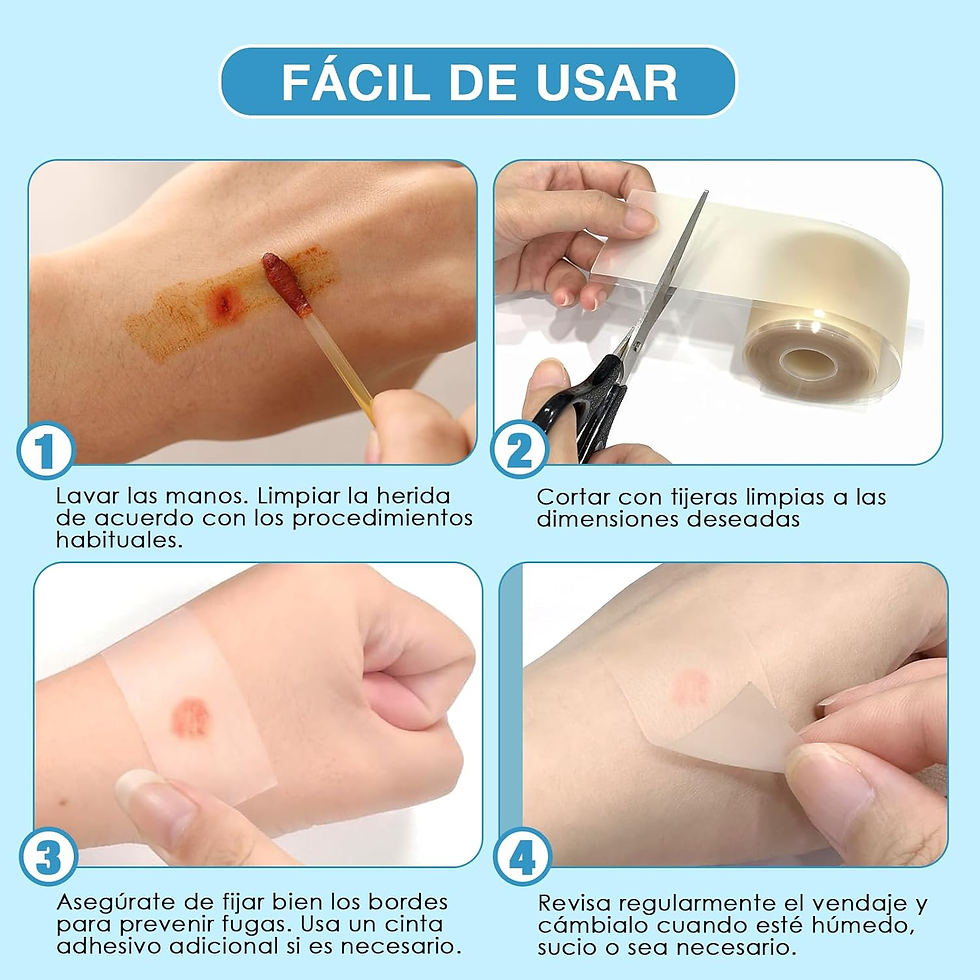 Miniatura: Hydrocolloid Roll Apósitos Hidrocoloides Recortable Vendas Parches Hidrocoloides