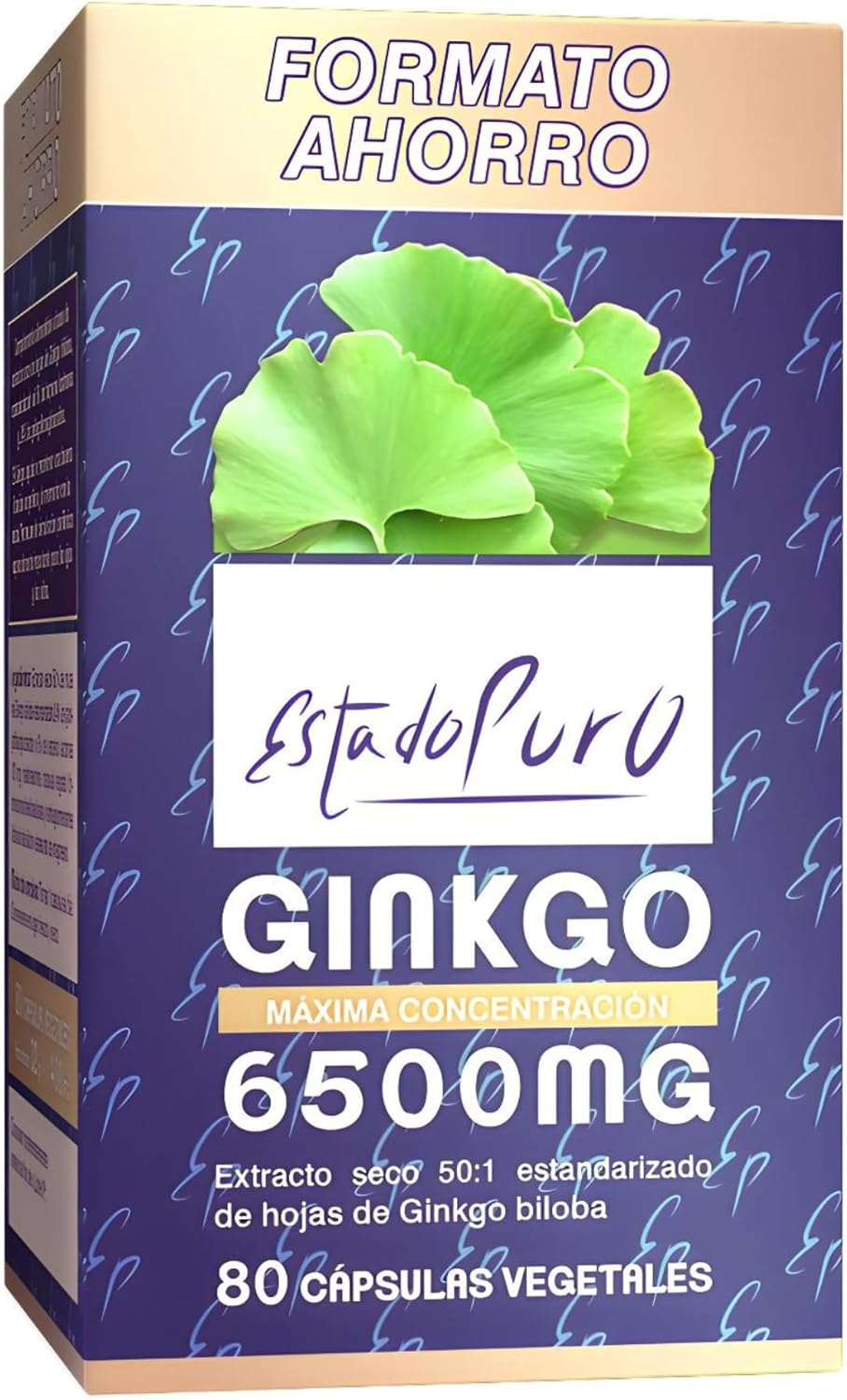 Ginkgo Biloba Estado Puro 6500Mg | Extracto Estandarizado Y Máxima Concentración