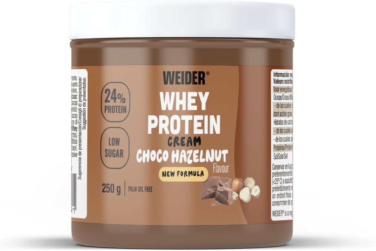 Weider Whey Protein Choco-Hazelnut Spread Crema De Chocolate Y Avellana Con 22% 