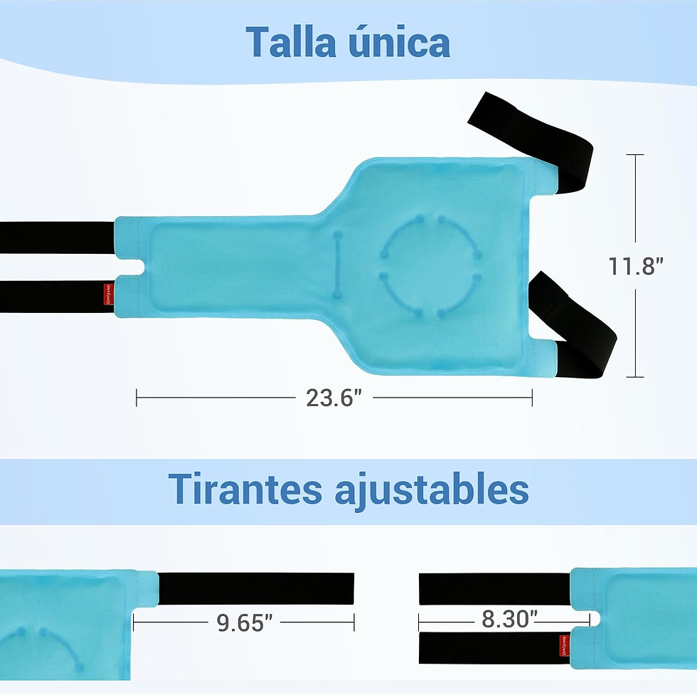 Miniatura: Comfytemp Bolsa De Hielo Para Aliviar El Dolor De Rodilla, Bolsa Gel Frio Reutil