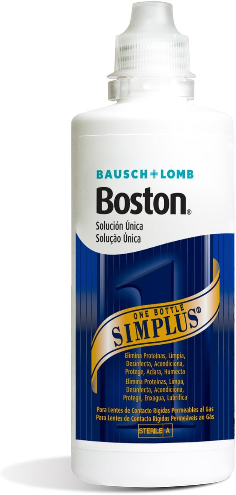 Miniatura: Bausch + Lomb Boston Simplussolución Única 120Ml Para Lentes De Contacto Rígidas