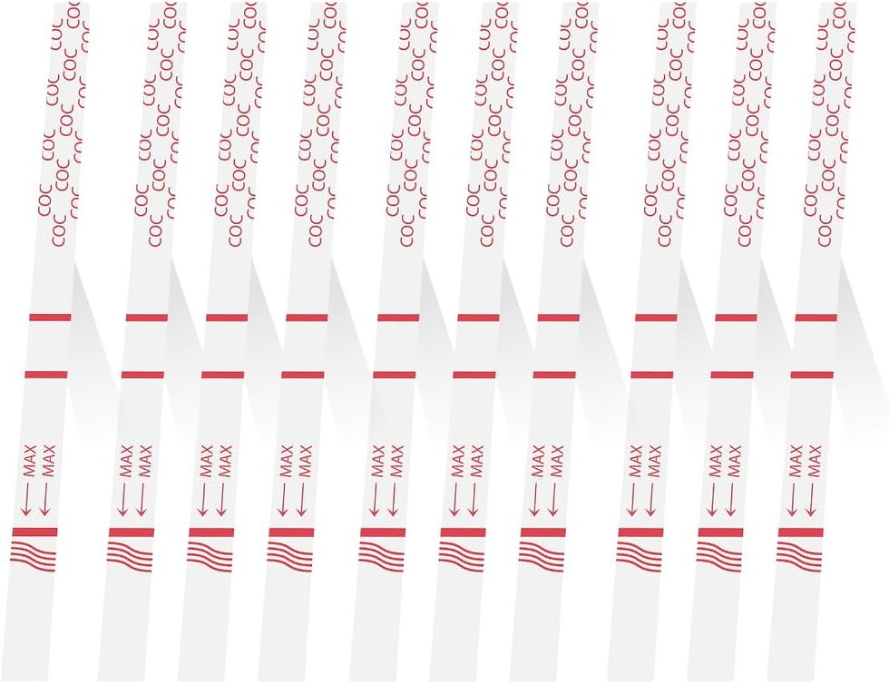 Miniatura: 10 Accudoctor Test De Drogas De Cocaína Tiras Reactivas Para Detección De Cocaín